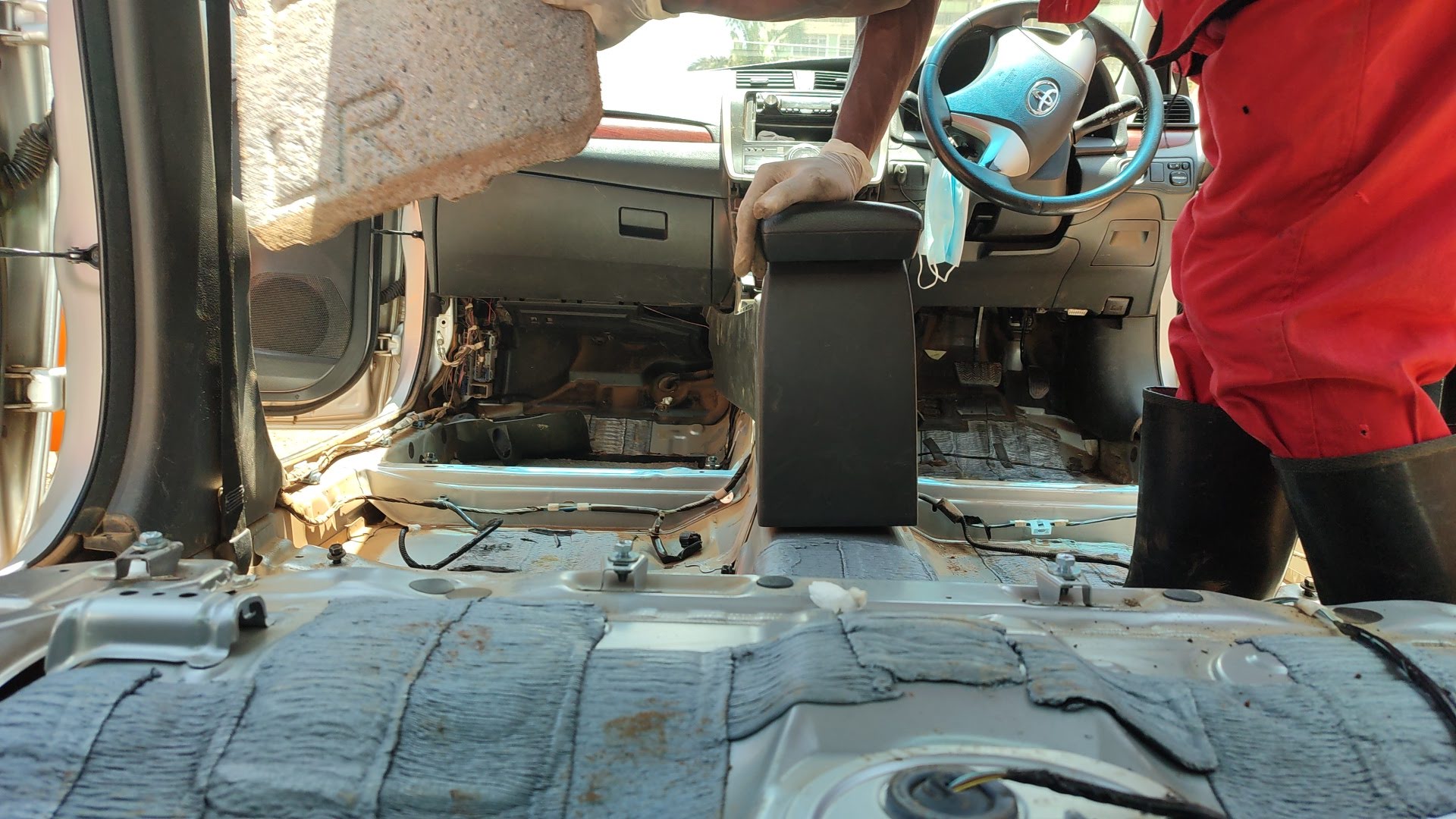 Full car interior detailing